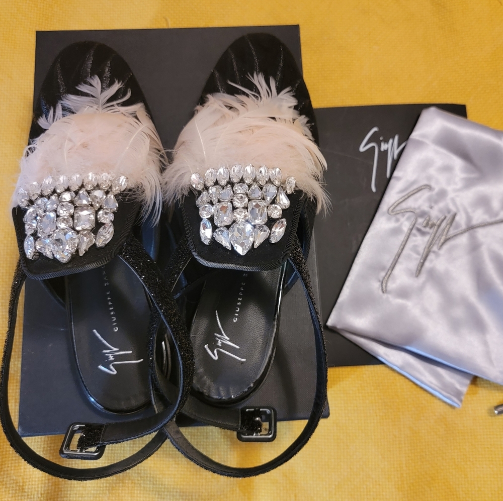 Giuseppe Zanotti Black Statement Shoes